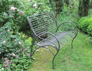 Stylish new Amalfi garden Bench by Chelsea Gold Medallists Ascalon Design