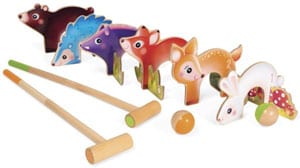 Animal cunning? Croquet for the tots from smart wooden toy specialists Janod