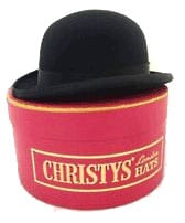 Christys' & Co Devon Hunting Bowler and Hat Box