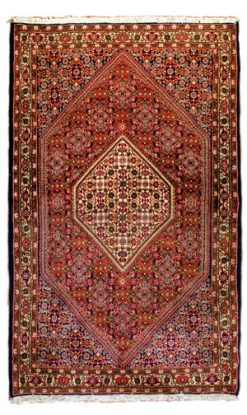 High quality traditional handmade double-knotted Persian Bidjar rug