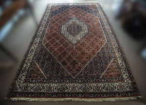Traditional handmade double-knotted large Persian Bidjar rug: a superb deal at £3,795
