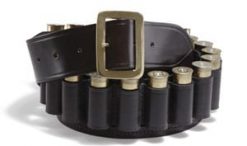 Finest English bridle leather cartridge belt: the Malton by Croots England