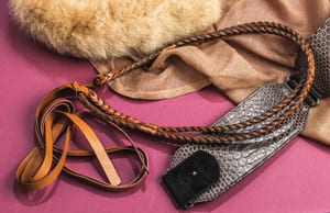 The new country belt: the multi-tie leather Carla by Sassy Queen