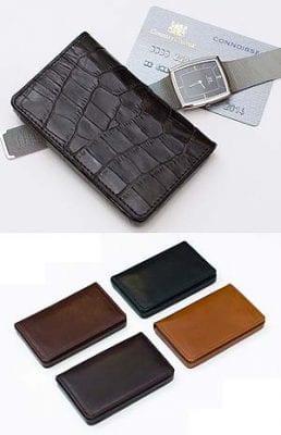 St James’s Leather Business Card Holder
