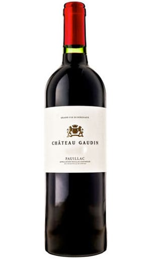 Superb fine wine deal: Château Gaudin 2006 Pauillac: Between Château Latour and Lynch-Bages