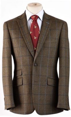 New-season style: Extremely elegant well-cut pure wool jacket by Gurteen: save over £100