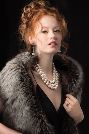 Magnificent three-strand 'Carmen' Necklace from the new collection