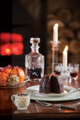 The finest Christmas Puddings in the world! Susan Green's Alnwick Rum" Two Large Puddings