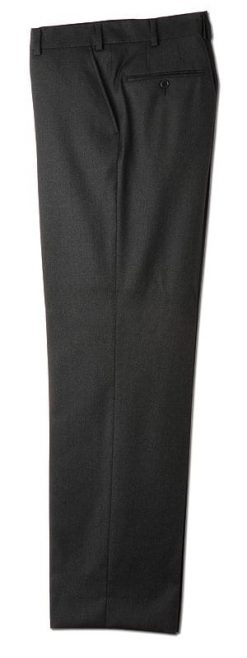 Pure wool tailored trousers in navy and charcoal grey