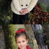 Beautiful little girl's soft Merino wool double-breasted coat-cardigan from Ireland