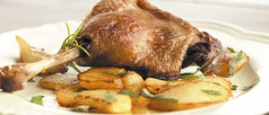 Delicious French duck confit by Rougie: instant gourmet foods
