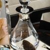 Director's decanter mounted with English sterling silver