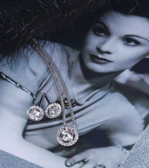 Fabulous new diamond cluster earrings from Hatton Garden