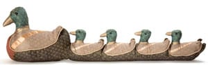 Ducks in a row, by Dora Designs: a happy way to stop the wind whistling under the door