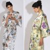 Pure silk Chiyoda kimono gown for glamorous nights and dawns