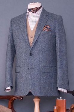 Finest Donegal handwoven and tailored tweed jacket