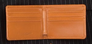 Classic wallet in English bridle leather
