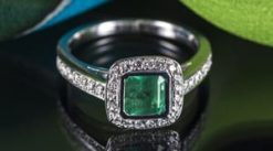 Fabulous new emerald, diamond and 18ct gold ring from Hatton Garden: Members save over £2,800