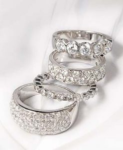 Diamond encrusted full eternity ring from Hatton Garden