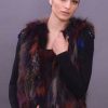 Fabulous new fox fur cropped gilet: Members save £96