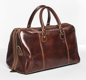 Super new Italian leather holdall, only £119