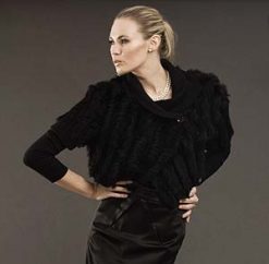 New Collection: Elegant fur cape