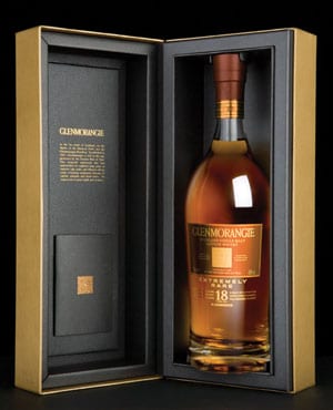 Gold Medal winning Glenmorangie 18yo single malt whisky