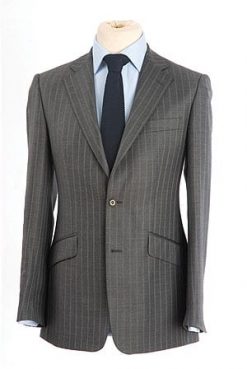 Grey pinstripe jacket