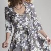 Nancy Mac Summer 2016 Collection: Flower power, the Gabrielle day dress in silk and cotton