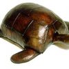 Handcrafted leather Galapagos Turtle by Omersa: Large