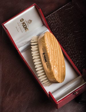 The Kent handmade military hairbrush: acknowledged as the world's ultimate brush