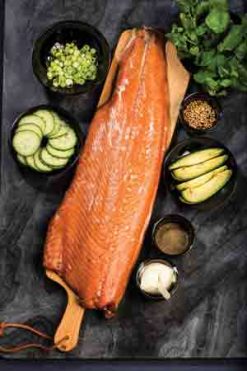 Side of Hot Smoked Side of Var Salmon, additive free