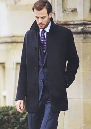 Top-notch wool-cashmere coat by Magee: a snip at £169
