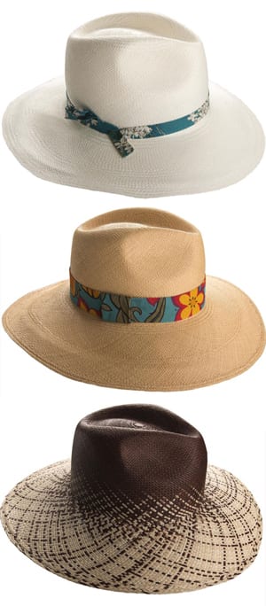 Panama hats à la mode by Christys' & Co, the world's oldest milliner