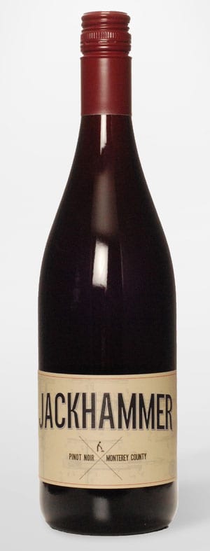 Californian Pinot Noir: Jackhammer 2015: case of 12 bottles, £159