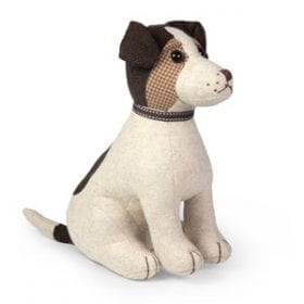 Jack Russell on active service! Dora Designs doorstop: a friend in waiting