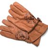 Smart handmade leather gardening gloves from the Royal Botanic Gardens, Kew