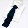 Classic knitted pure silk square-cut ties
