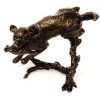 Bronze Labrador by wildlife sculptor Michael Simpson