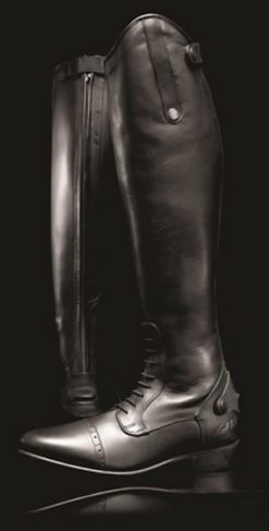 Long leather competition field boots by Mark Todd, a snip at £139