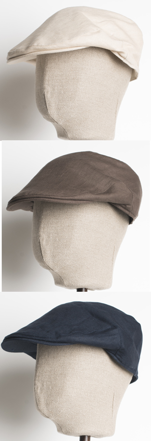 The Rolls-Royce of flat caps for summer: the Balmoral linen cap by Christys' & Co