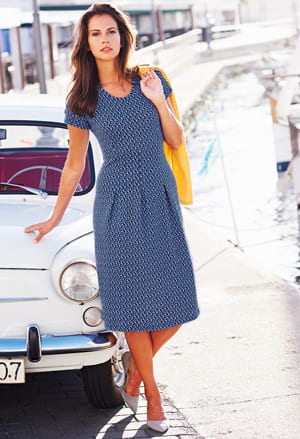 Summery and sophisticated: the new Loren Dress in pure cotton by Adini