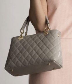 Luxurious Italian quilted leather Montecatini bag