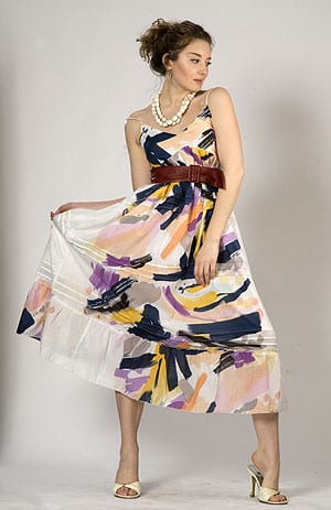Cezanne Maxi Art Collection dress