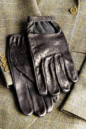 English-made capeskin men's driving gloves
