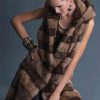 Haute Collection: Opulent Fur: Luxuriously soft designer mink hooded gilet