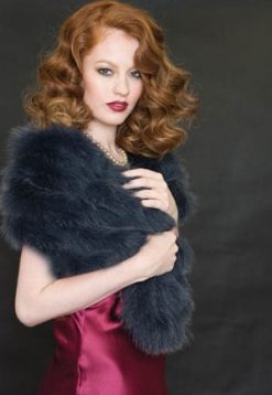 Stylish, glamorous and superb: Scandinavian plush mink fur jacket