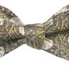 Artists in the garden: new silk bow ties, self tie: William Morris 'Pimpernel' from the V&A