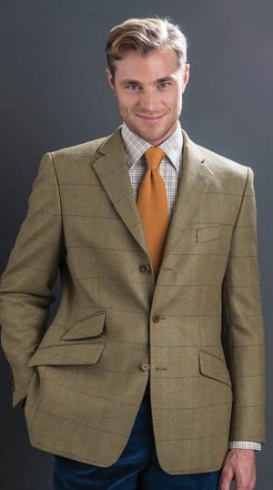 The new season's jackets: the handsome three-button lovat green