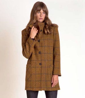 Fabulous new tweed coat for AW17/18: Pure Donegal lambswool by Magee: save £183